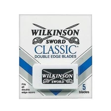 New Wilkinson Sword Double Edge Blades Fits All Double Edge Razors 5 Blades