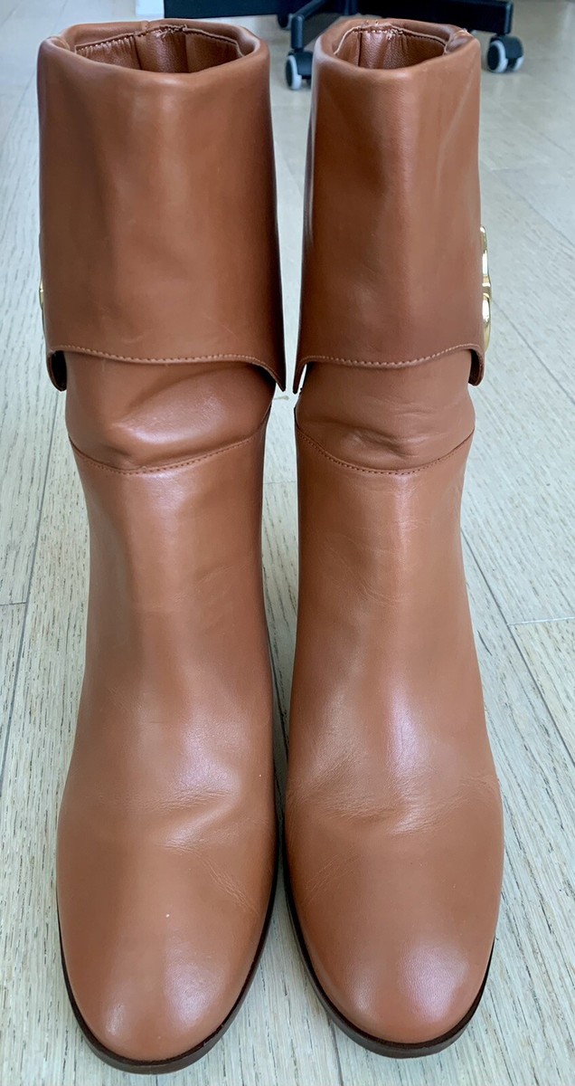 Arezzo Vivian Mid Block Leather Boots size 9 View 4