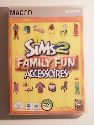 Die Sims 2 Family Fun Accessoires Erweiterungspack MAC DVD EA Apple CD SPIEL Gut