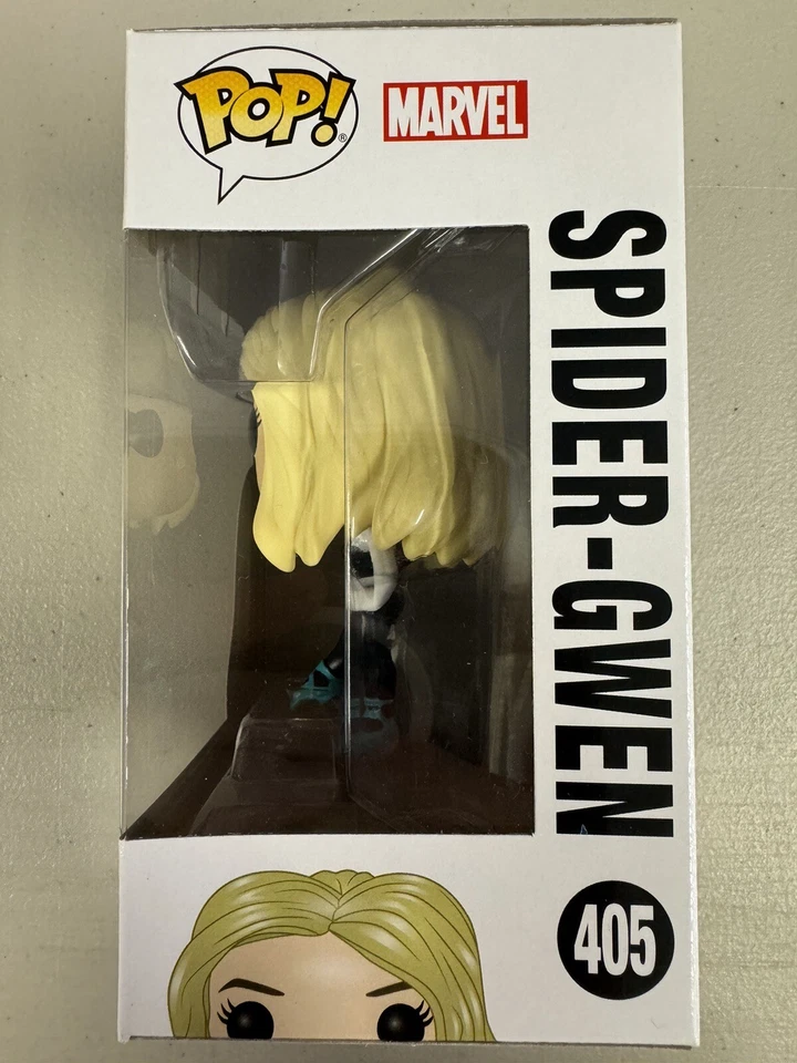 Spider-Gwen 405 ~ Marvel: Spider-Man ~ Vinilo Funko Pop ~ CASI COMO NUEVO + PROTECTOR Foto 2 de 4