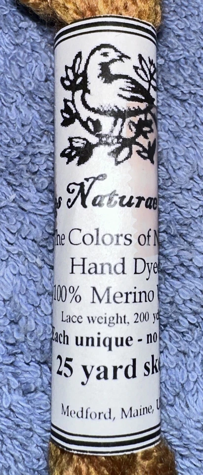 Res Naturae Yarns 100% Merino Wool Crewel Tapestry Yarn Prim Mustard Hand Dyed - Image 2 of 4