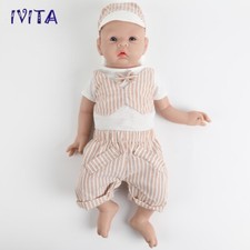 Lifelike Reborn Baby Doll Boy 20" Full Body Silicone Doll Cute Chubby Baby