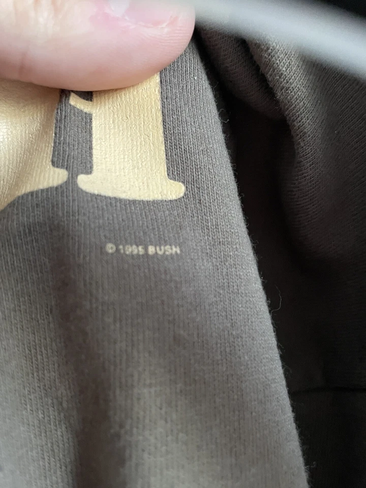 Camiseta vintage 1995 Winterland Bush M*A*S*H HECHA EN EE. UU. PUNTADA ÚNICA Foto 4 de 4