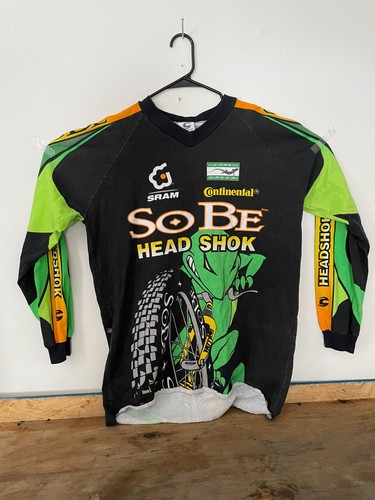 Vintage Cannondale Sobe Head Shock Downhill Jersey Men's Large Long Sleeve