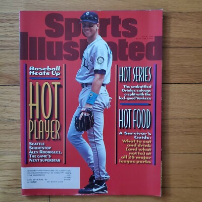 Sports Illustrated Alex Rodriguez A-Rod Seattle Mariners Shortstop July 8 1996