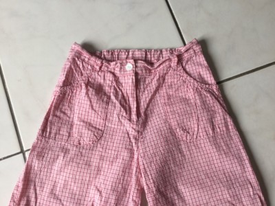 Pantalon Court Jacadi Pour Fille - Taille 8 Ans - Couleur Rose - Occasion Quasi Neuf