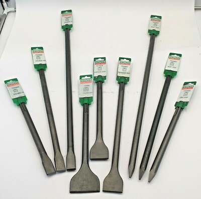 Scalpello A Punta Per Martello Demolitore 400mm Con Attacco