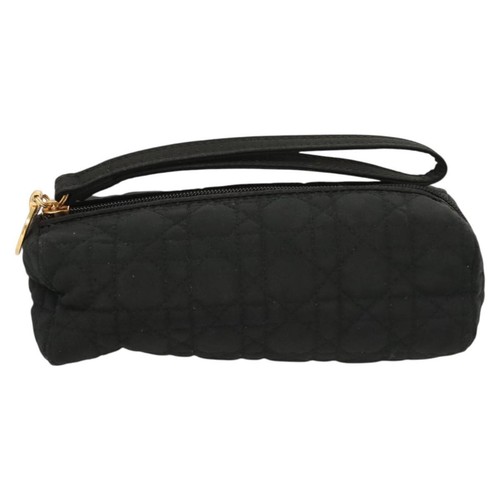 Christian Dior Lady Dior Pochette Nylon Nero Autore 122410 - Foto 2 di 18