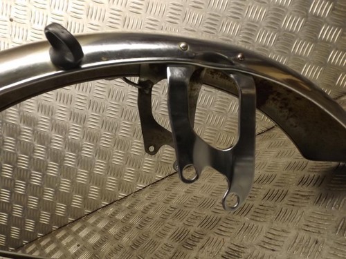 Honda CB500T CB500 T DOHC Twin 1974-76 Chrome Front Mudguard Fender & Rear Stay - Picture 7 of 9