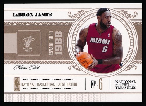 LeBron James #54 2010 Panini National Treasures card
