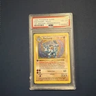 1999 WOTC POKEMON BASE SET 1ST EDITION SHADOWLESS MACHAMP 8/102 HOLO RARE PSA 4
