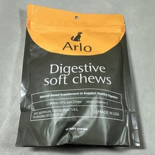 Arlo Pet Supplies Digestive Soft Chews For Dogs Natural Based USA Y4