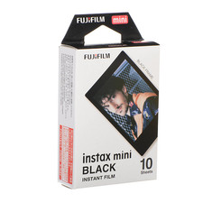 Fujifilm Instax Mini Black Instant Film, 10 Exposures - 16537043