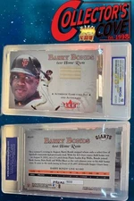 Barry Bonds 600 Home Runs 2002 Fleer Promo Game Used Bat Relic WCG 10 Gem Mint