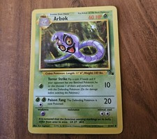 Pokémon TCG Arbok Fossil Card 31/62 Regular