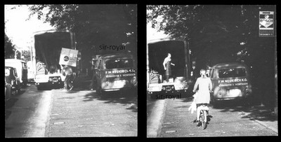 2x F. W. Neukirch KG Bremen VW Bulli T1 Bus KFZ in Hamburg - 1970er - Foto 9x9cm