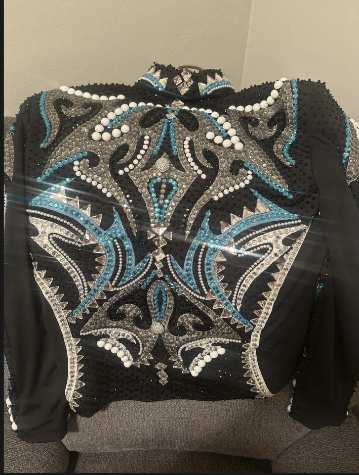 Chaqueta Western Horsemanship Show se adapta a busto grande/XL-20,5 Foto 2 de 2