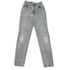 Vintage 90s Levi's 512 Slim Fit Tapered Leg Jean Women 5 Med HighRise Light Wash