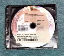 Windows 7 Professional Upgrade 32 Bit Disc Preowned in Original Sleeve