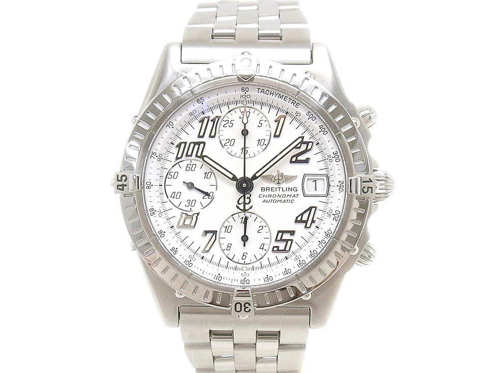 BREITLING Chronomat A13350 Chronograph SS Automatic Watch #041