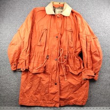 VTG Calvin Klein Jacket Leather Collar Size Small