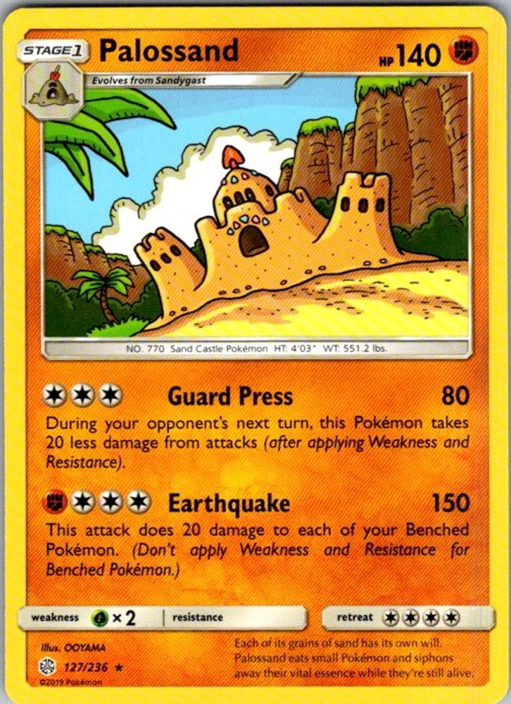 Pokemon SM - Cosmic Eclipse Palossand 127/236 NM