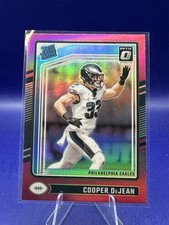 2024 Panini Donruss Optic - Rated Rookie Cooper DeJean #221 Pink Prizm (RC)