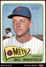 1965 Topps #167 Bill Wakefield Mets 6 - EX/MT