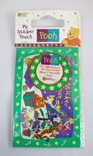 Vintage NOS Sandylion Winnie the Pooh My Sticker Pouch Set Album 100 Stickers