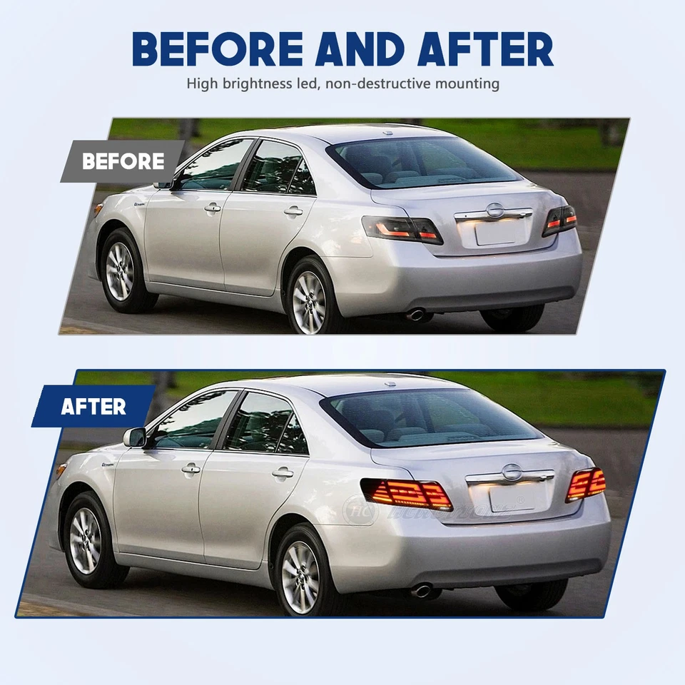 Luces traseras LED para Toyota Camry xv40 Aurion 2007-2011 lámparas de animación de arranque Foto 2 de 4