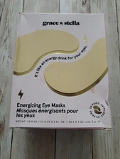 Grace and Stella, Energizing Eye Masks for Tired Under Eyes, 24 pairs