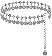 Western Chain Belt for Concho Metal Waist Chain for Dresses Western Cowgirl ...