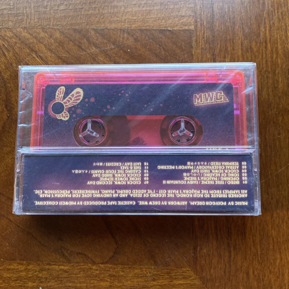 NEW Polygon Dream Zeldawave II MM PINK Cassette #/200 VGM Vaporwave Zelda OST 64 - Image 2 of 3