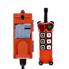 Hoist Crane Wireless Remote Control Double Transmitters Industrial Channel Li...