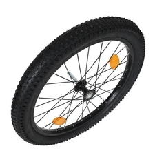 -Duty Bike Cargo Trailer -Bike Compatible Steel Frame, 110lb