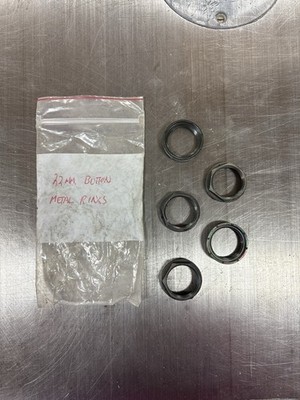 22mm Push Button Mounting Rings Nuts Metal Lot Industrial Control Panel Hardware