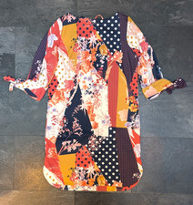 Next Scarf Print Shift Dress Size 10