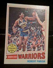 Robert Parish 1977 Topps Rookie Card #111 RC Celtics HOF . rookie card picture