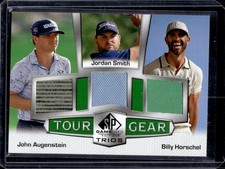 Billy Horschel Jordan Smith John Augenstein SP Game Used Gold Relic