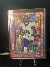 2025 Topps Chrome Football Deandre Hopkins Red Leather /5