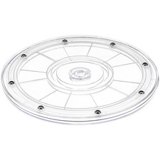 8 Inch Acrylic Lazy Susan Turntable Clear Organizer Bearing Revolving Display Ba