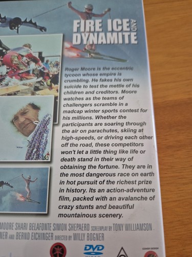 Fire Ice and Dynamite DVD Region 0 PAL Roger Moore - Picture 6 of 6