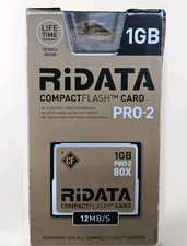 Ridata Pro-2 1 GB Compact Flash Card New Sealed Ships Quickly