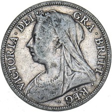 1894 Halfcrown - Victoria British Silver Coin