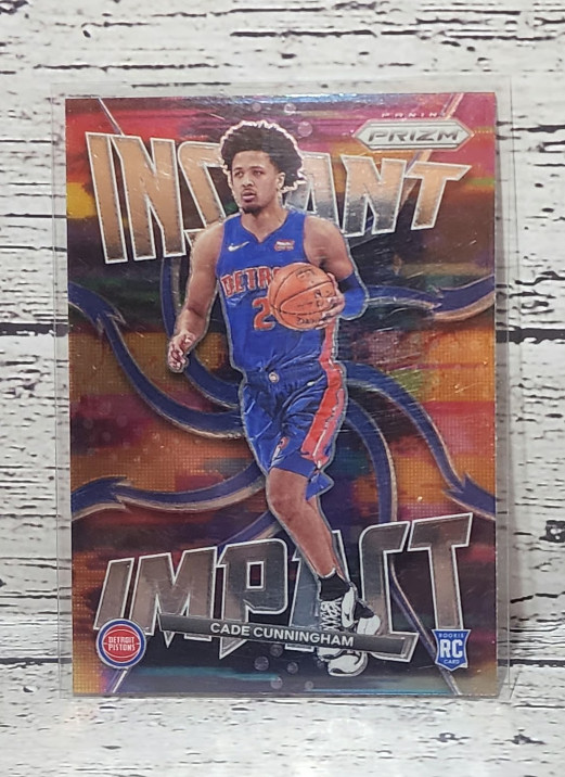 2021-22 Panini Prizm NBA Cade Cunningham Instant Impact RC #1 Detroit Pistons
