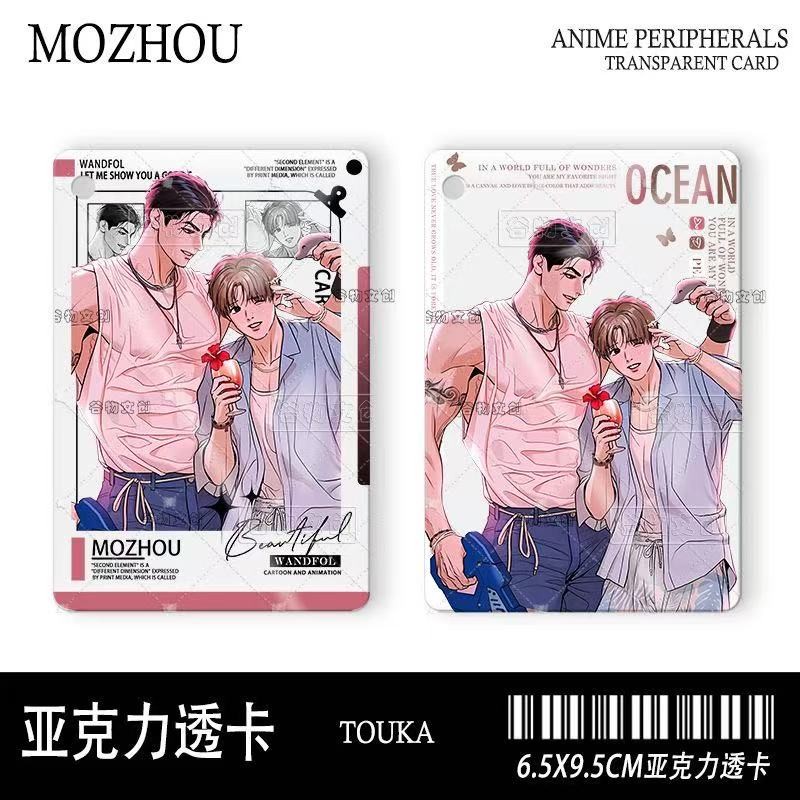 Korean Comics Bl ‌‌Jinx Joo Jaekyung Tepak acrílico llavero colgante hágalo usted mismo 2 piezas/juego