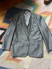 Circle S Western Blazer Mens 44R Dallas Texas Yoke Sport Coat Boise Rockabilly