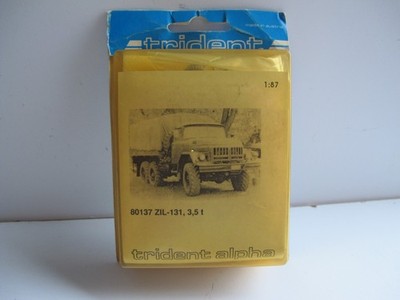 Trident Alpha 80137, ZIL-13, 3,5 t LKW, Weißmetall Bausatz HO, 1:87