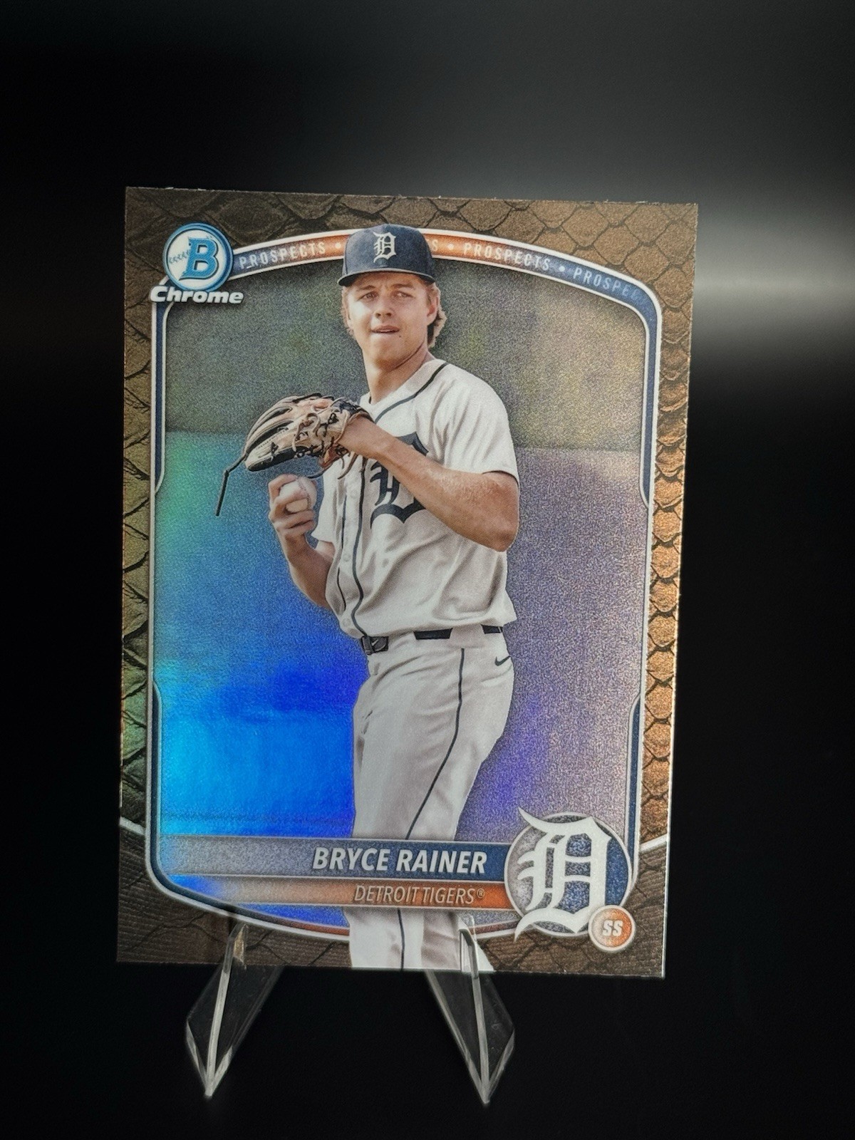 Bryce Rainer 2024 Bowman Chrome 1st BCP-49 Detroit Tigers Top SS Prospect