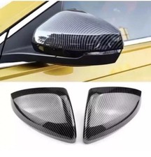 VW POLO Audi A1 SPECCHIETTI CALOTTE CARBONIO Tappi Coppi Cappucci Coperchi